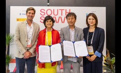 Nacho Mateo con el equipo de South Summit: South Summit.