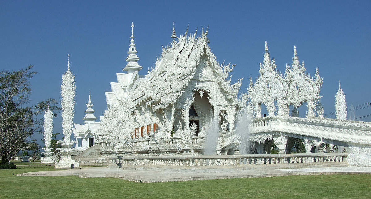 Wat Rong Khun o Templo Blanco de Chiang Rai (Tailandia)