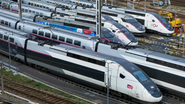 Trenes en Francia durante los Juegos Olímpicos