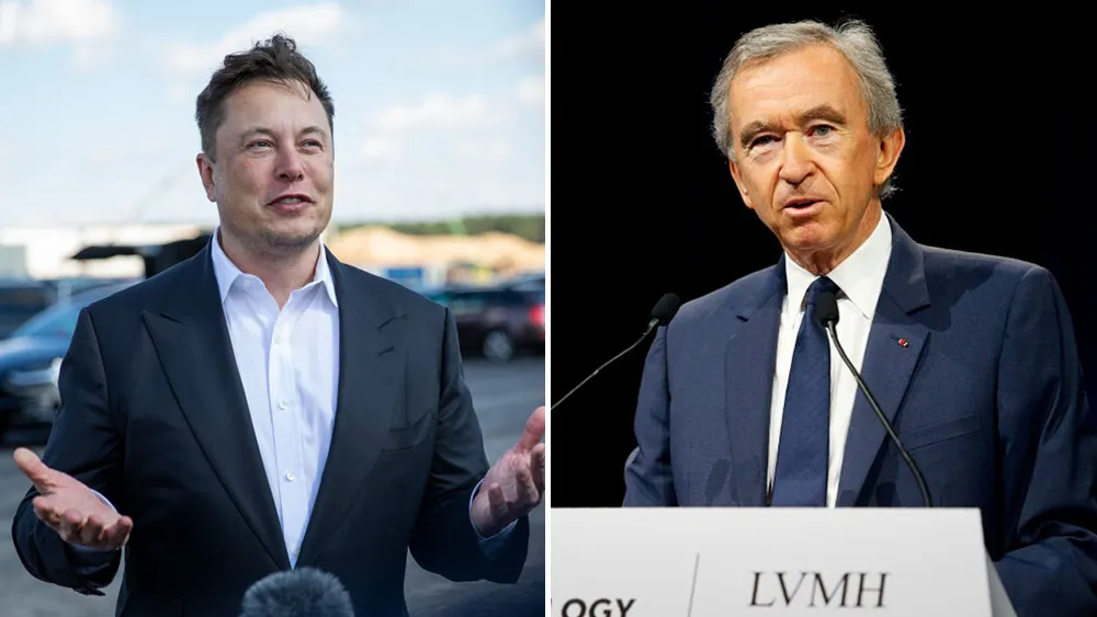 Bernard Arnault y Elon Musk