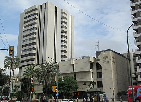 Sede de Unicaja en Málaga (Andalucía)