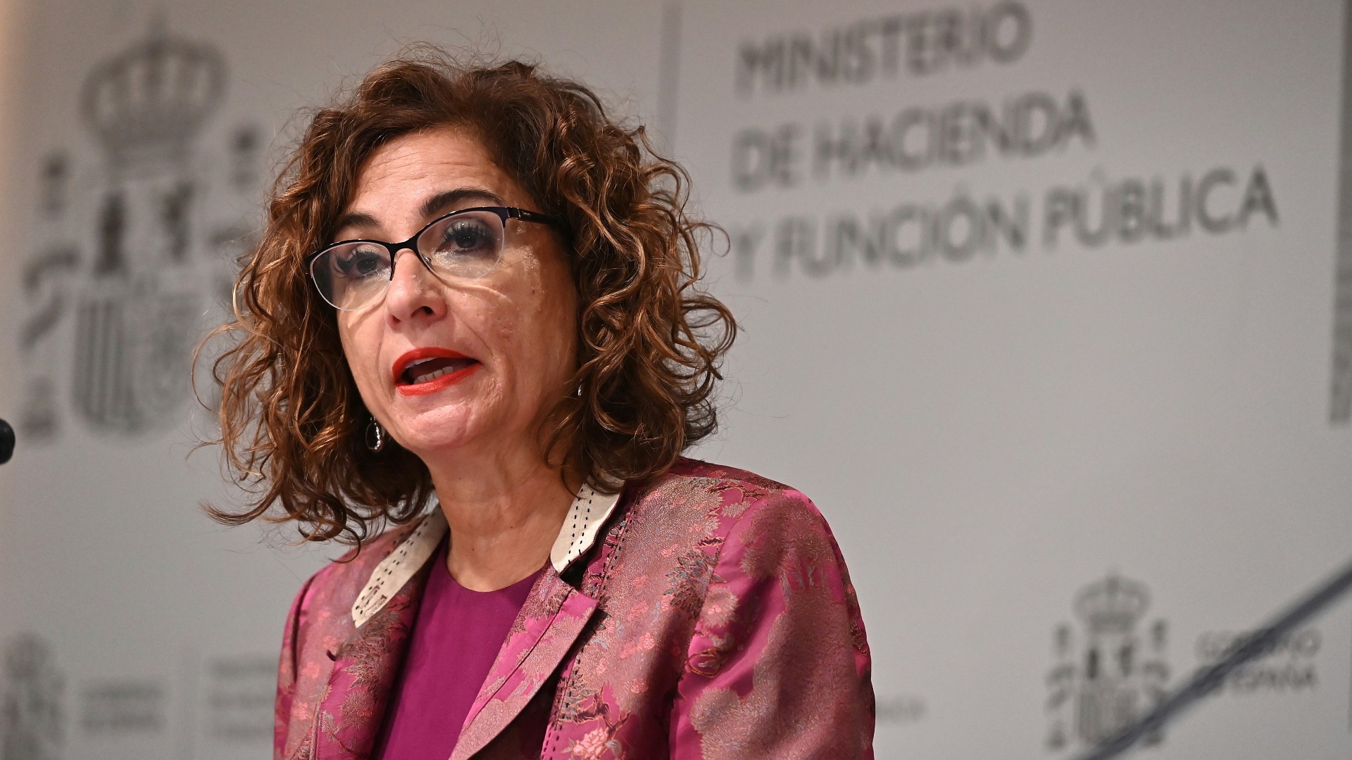 La ministra María Jesús Montero