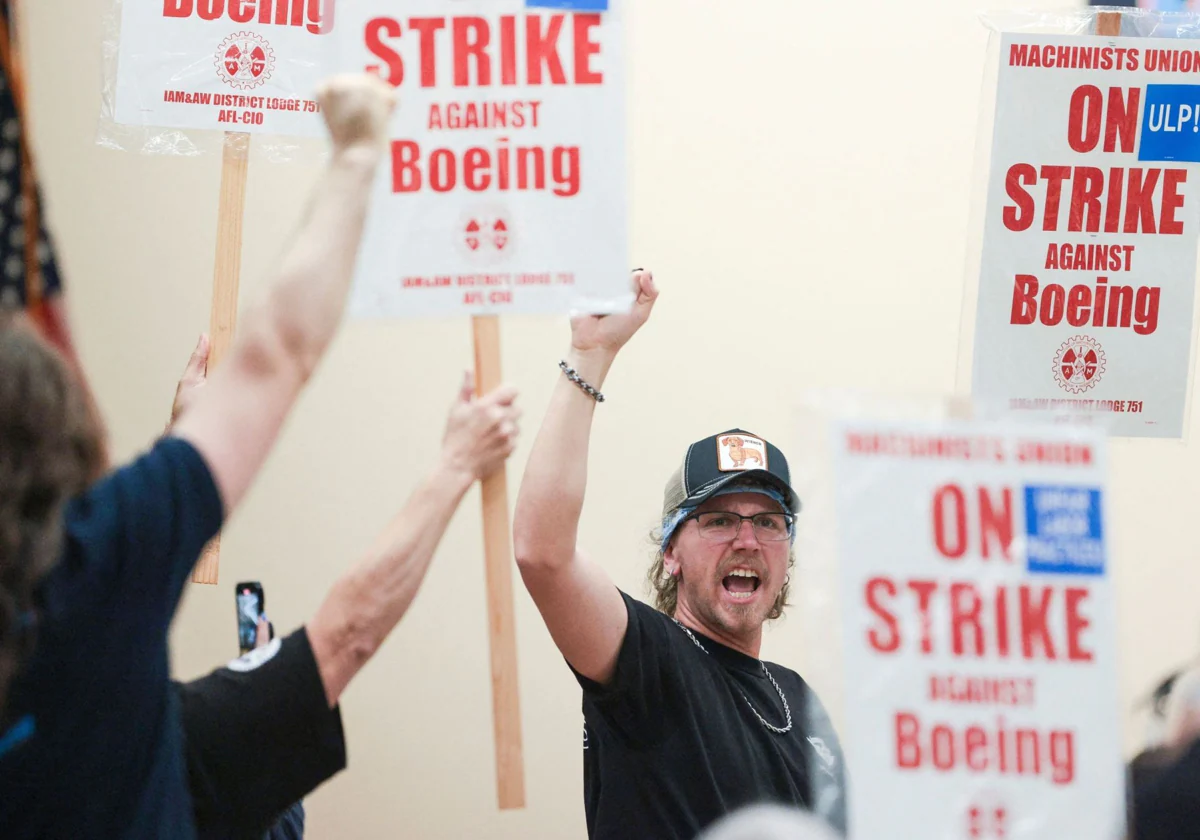 Huelga de empleados de Boeing