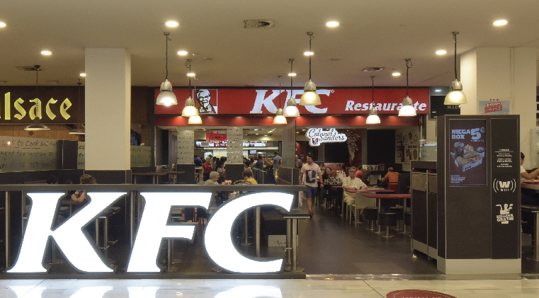 KFC en el centro comercial La Vaguada, en Madrid.