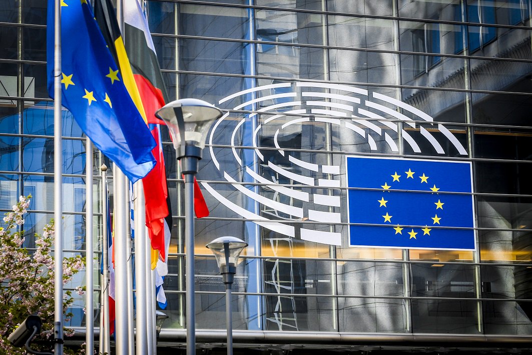 Sede de la UE en Bruselas: Parlamento Europeo.