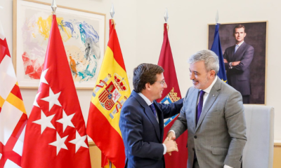 José Luis Martínez Almeida reciba a Jaume Collboni: Ayuntamiento de Madrid.