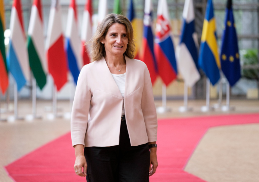 Teresa Ribera en Bruselas: Getty Images.