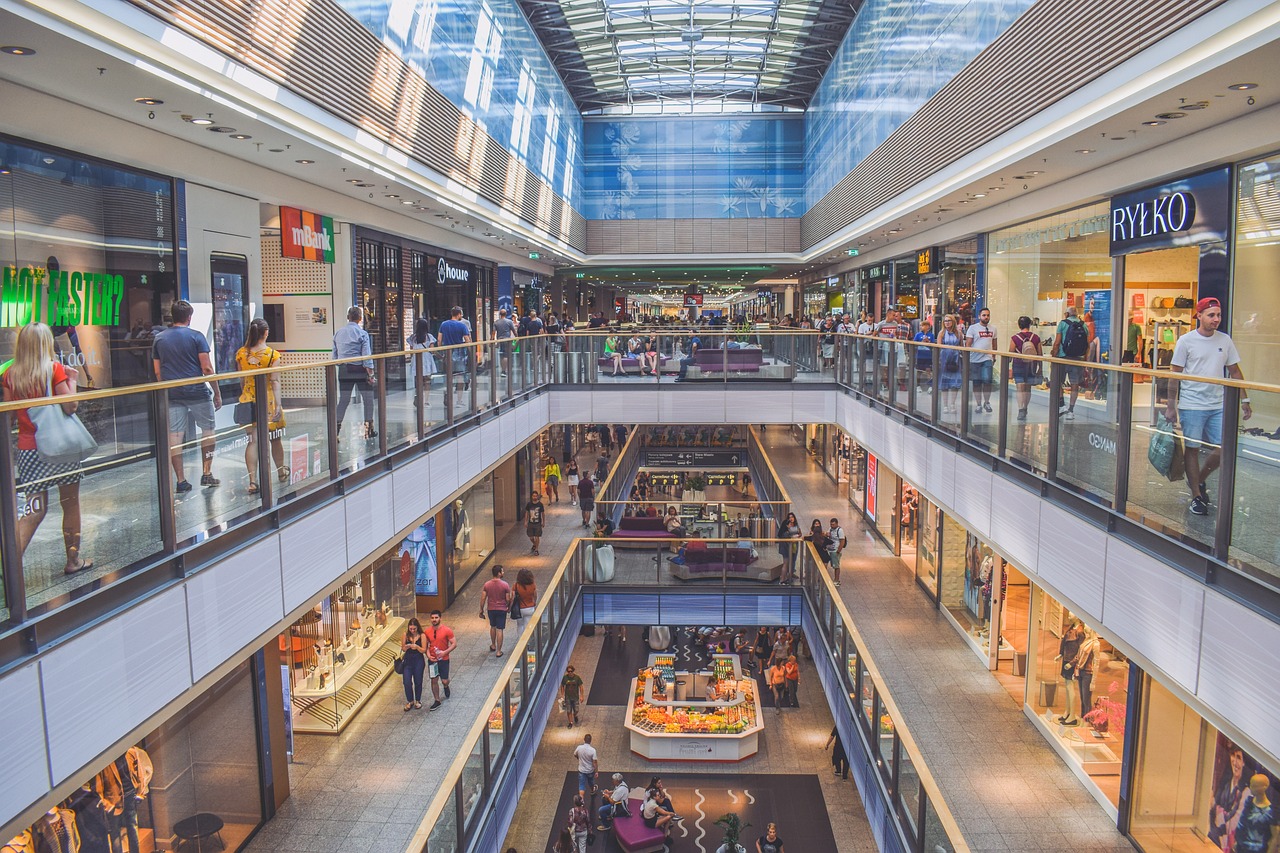 Centro comercial: Pixabay.