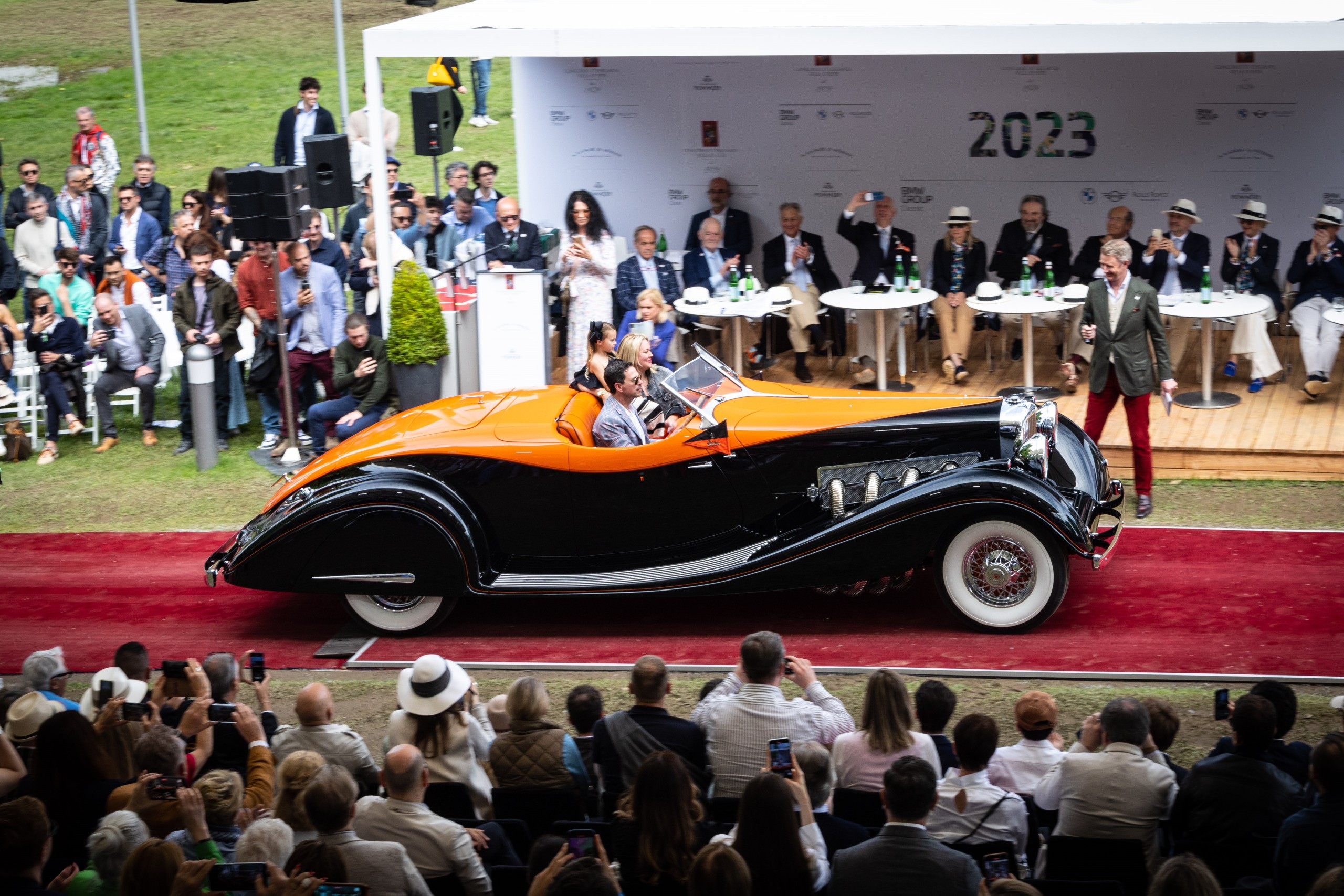 El ganador delpremio Best of Show del Concorso d'Eleganza Villa d'Este 2023 fue el modelo Duesenberg SJ