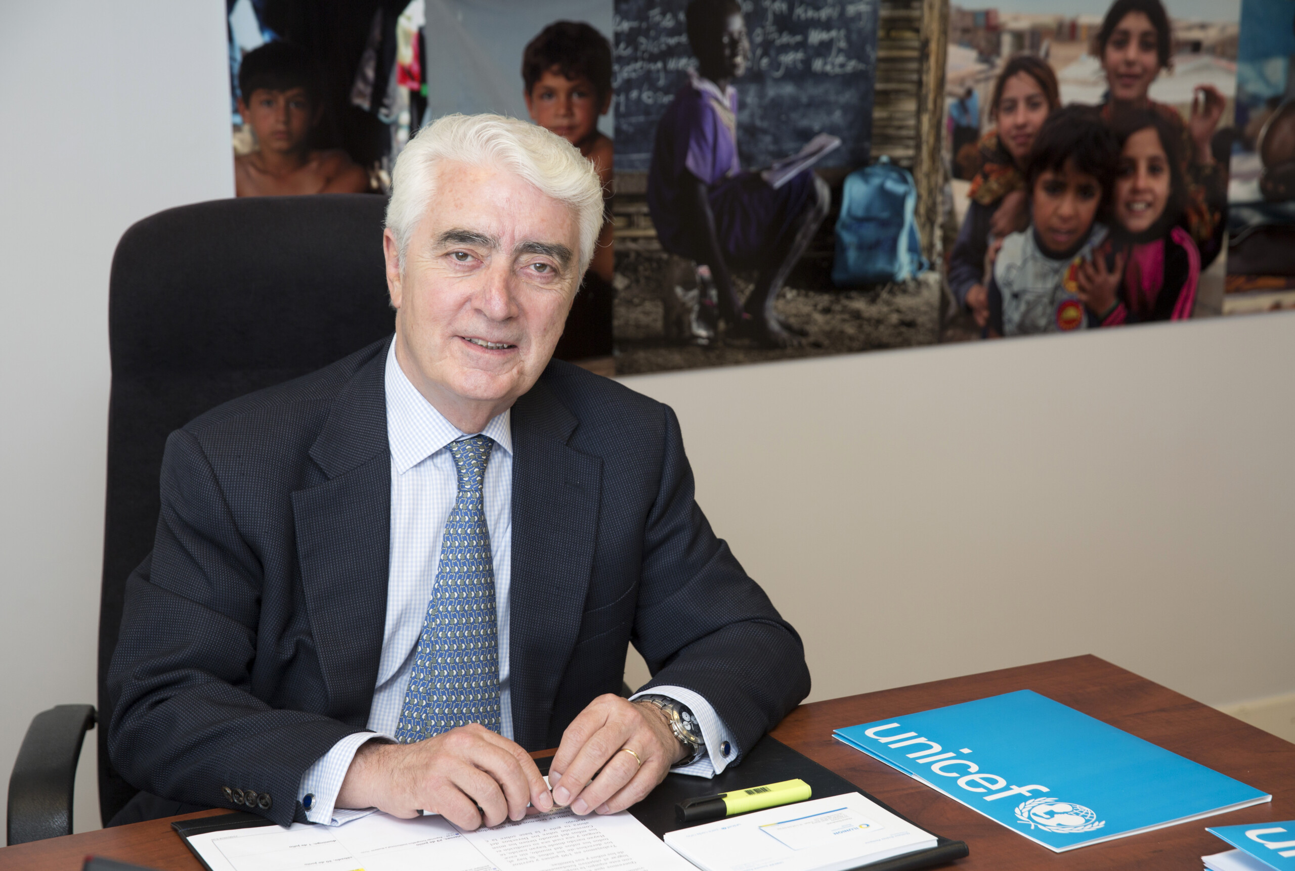 Gustavo Suárez-Pertierra, presidente de UNICEF España