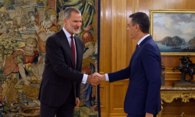 Pedro Sánchez y Felipe VI
