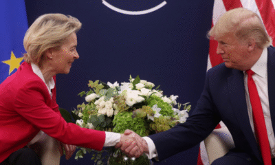 Ursula von der Leyen y Donald Trump