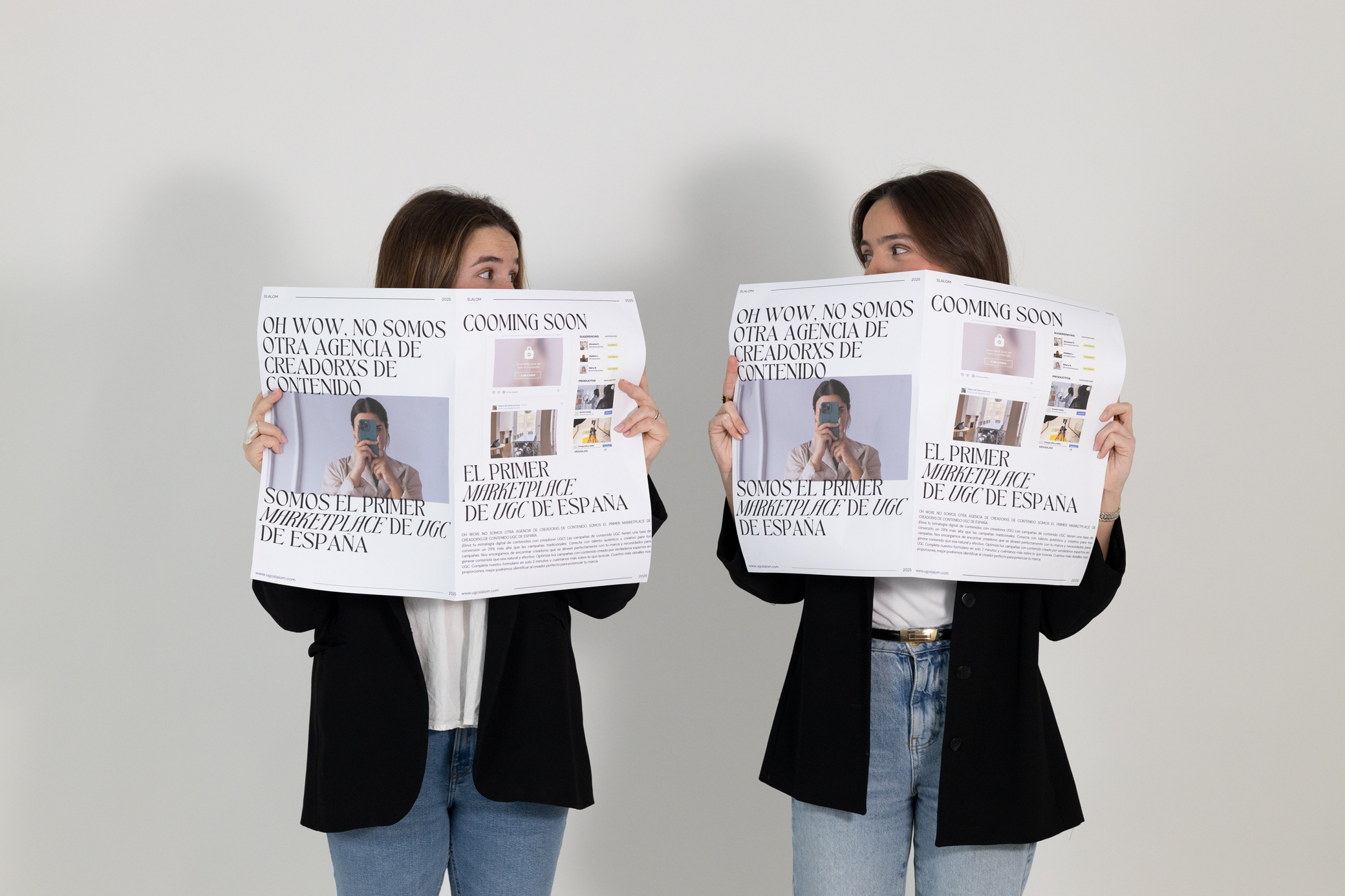 Pia Mill y Berta Quirante, fundadoras de Slalom Agency