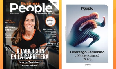 Portada de julio-agosto de Business People y del suplemento de Liderazgo Femenino