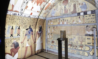 Detalle de la exposición 'El Egipto de Eduard Toda. Un viaje al coleccionismo del siglo XIX'